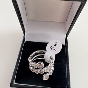 Bomb Party Moonlite Days Ring RG19837 Lemon CZ Rhodium Plating